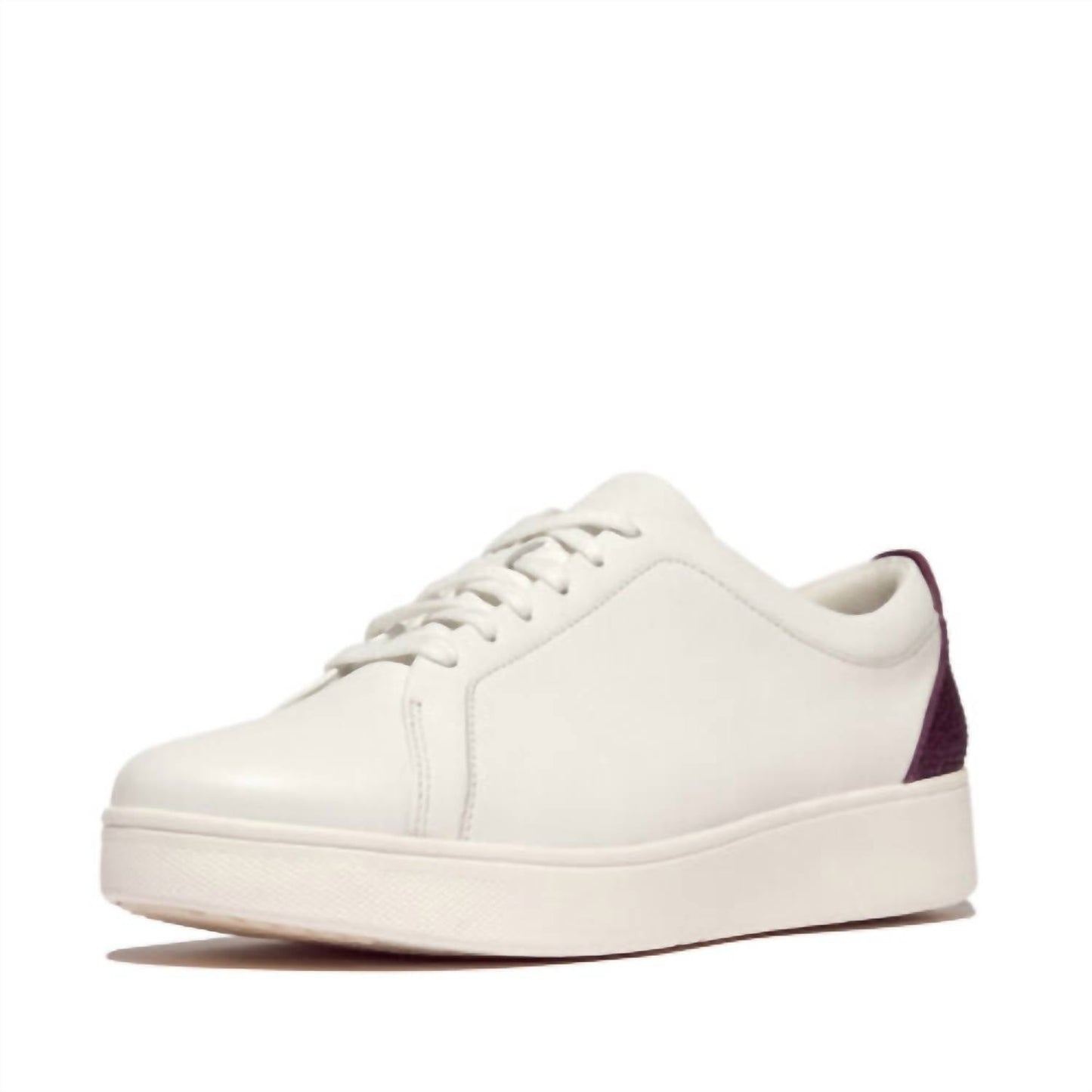 Fitflop - Women's Rally Crystal Backtab Leather Sneaker