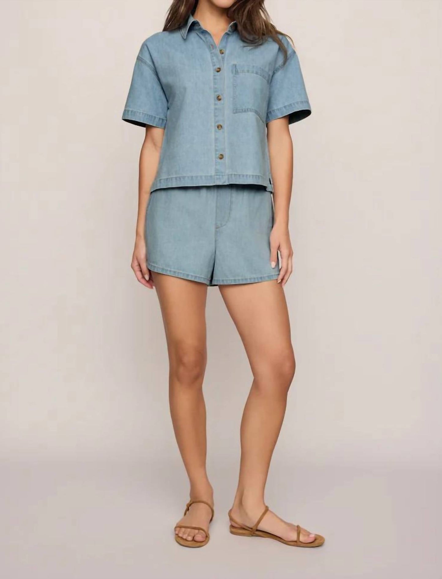 Z Supply - Seaway Denim Coastal Shorts