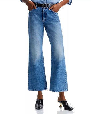 Mother - Bookie Flooded Wide Leg Jeans
