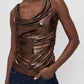 Astr - Leanne Metallic Top