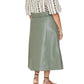 Marie Oliver - Greenwich Vegan Leather Skirt