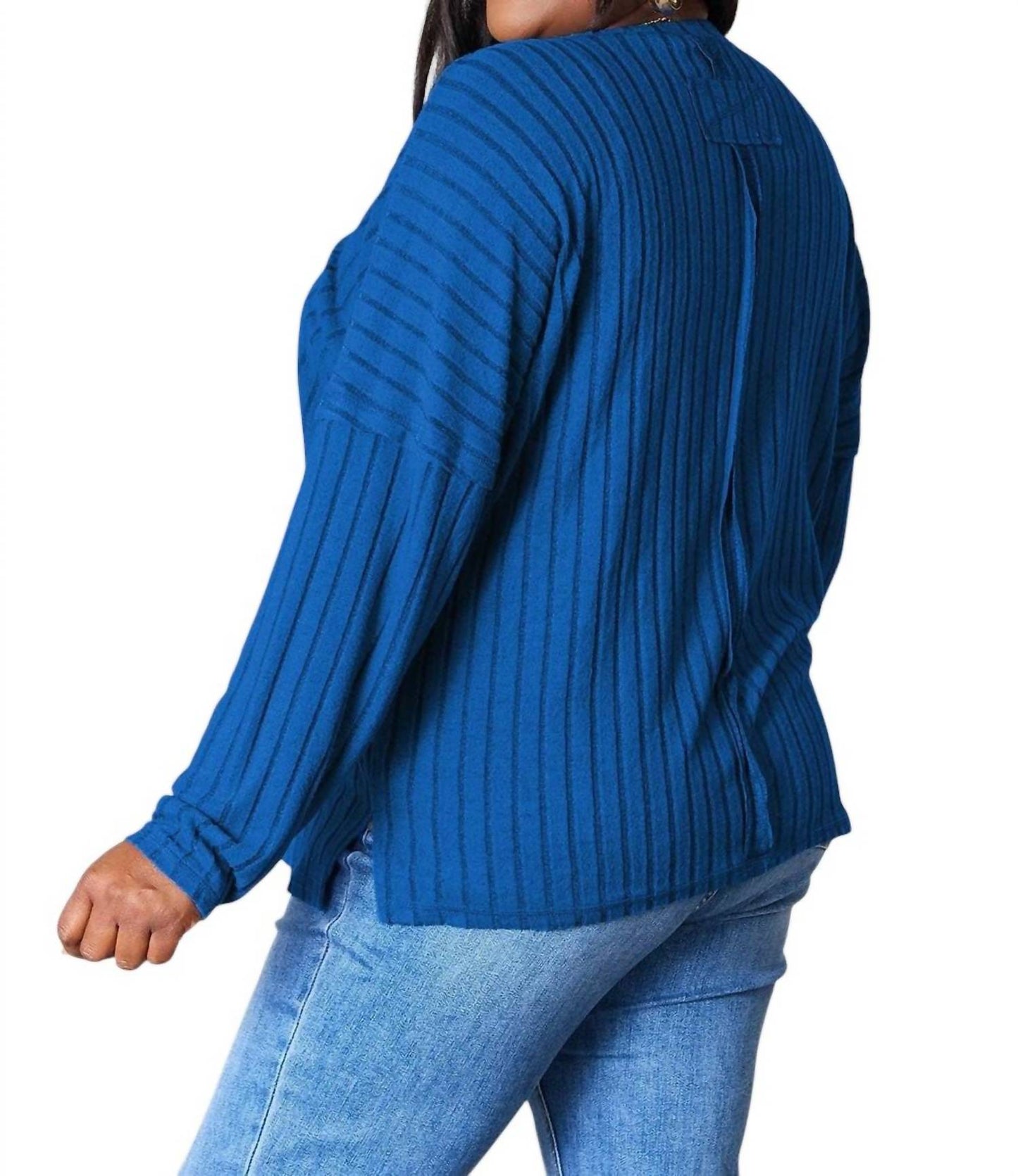 Basic Bae - Sophisticated Ribbed Knit Top