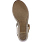Rieker - Women's Fanni 87 Synthetic Leather Wedge Sandals
