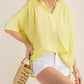 Kori - Drop V-neck Top