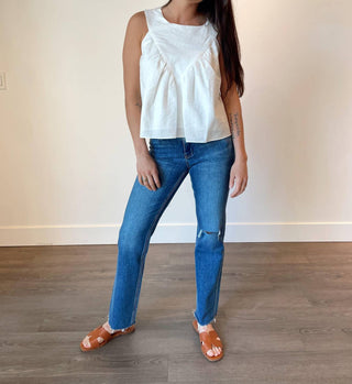 Miou Muse - Cleo Shirred Detail Blouse