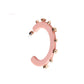 Smith & Co - Women's Solid Jewel Hoop Earrings