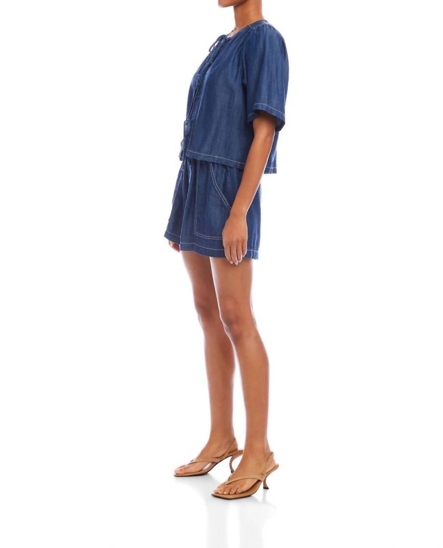 Fifteen Twenty - Nadine Bow Detail Top