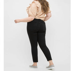 Judy Blue - Calça jeans slim fit desgastada de cintura média