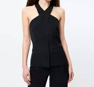 French Connection - Harry Suiting Criss Cross Vest
