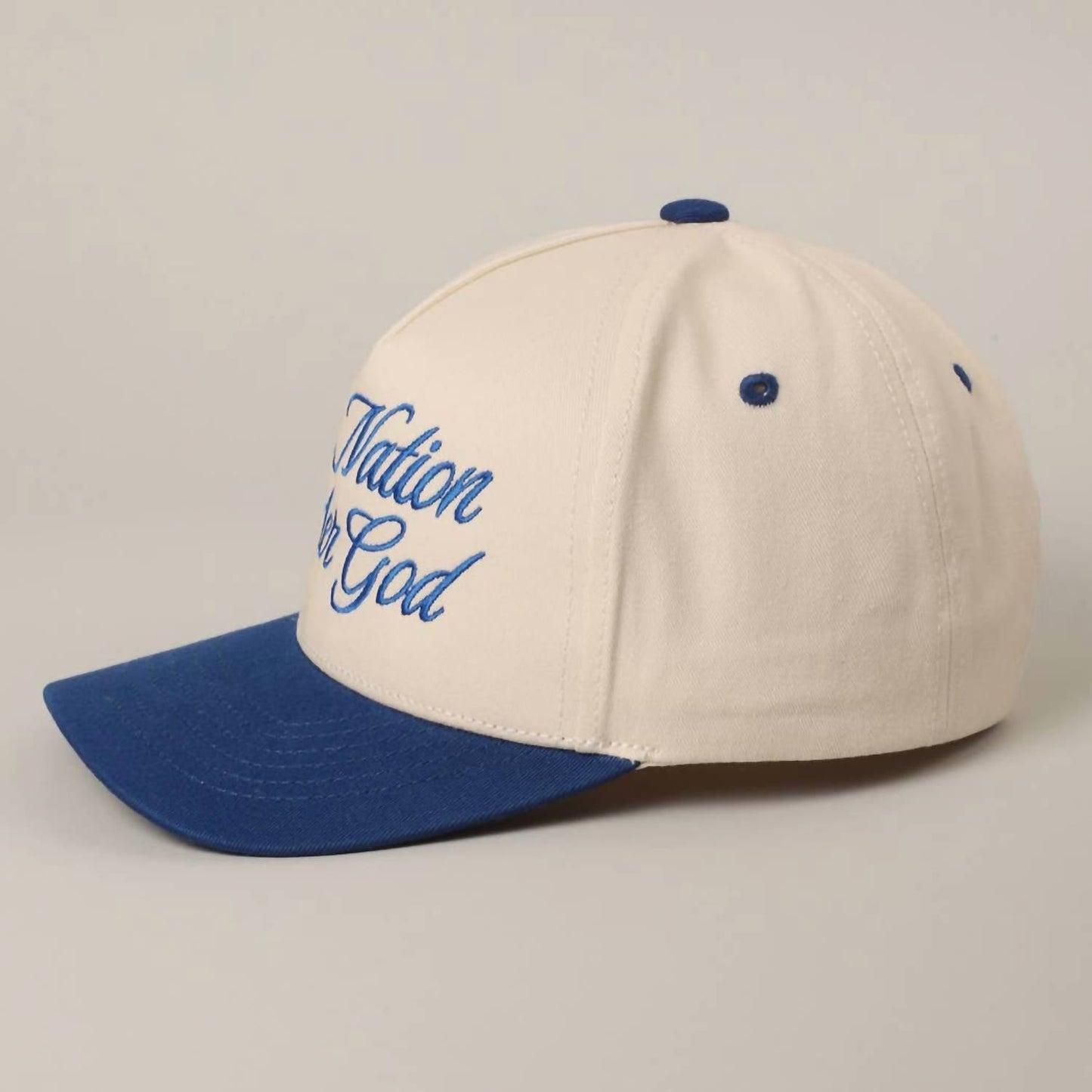 Fashion City - Unisex One Nation Under God Two-tone Trucker Hat
