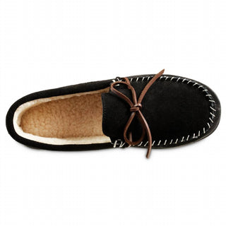 Isotoner - Chinelo Mocassim Masculino em Camurça Genuína