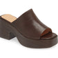 Chocolat Blu - Women's Helia Peep Toe Platform Slide