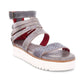 Bedstu - Women's Leather Zipper Platforms Sandals Shoes