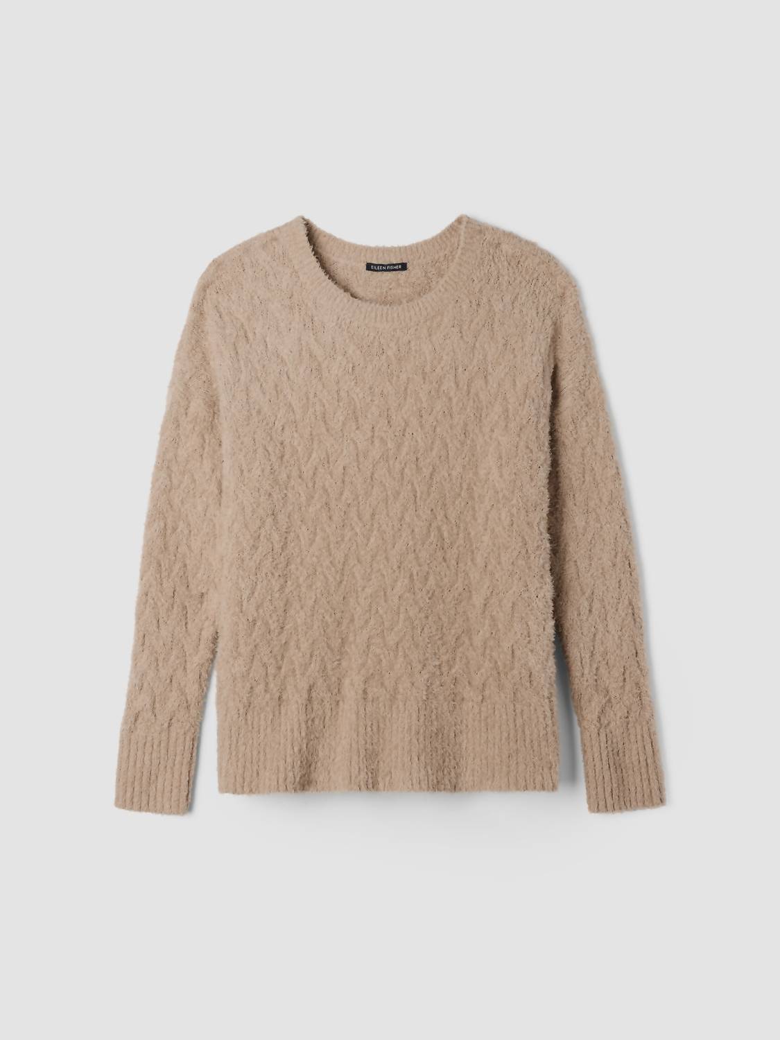Eileen Fisher - Fringed Organic Cotton Crew Neck Top