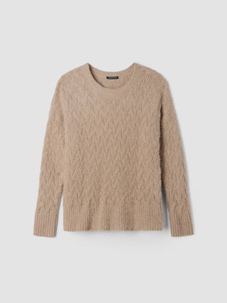 Eileen Fisher - Fringed Organic Cotton Crew Neck Top