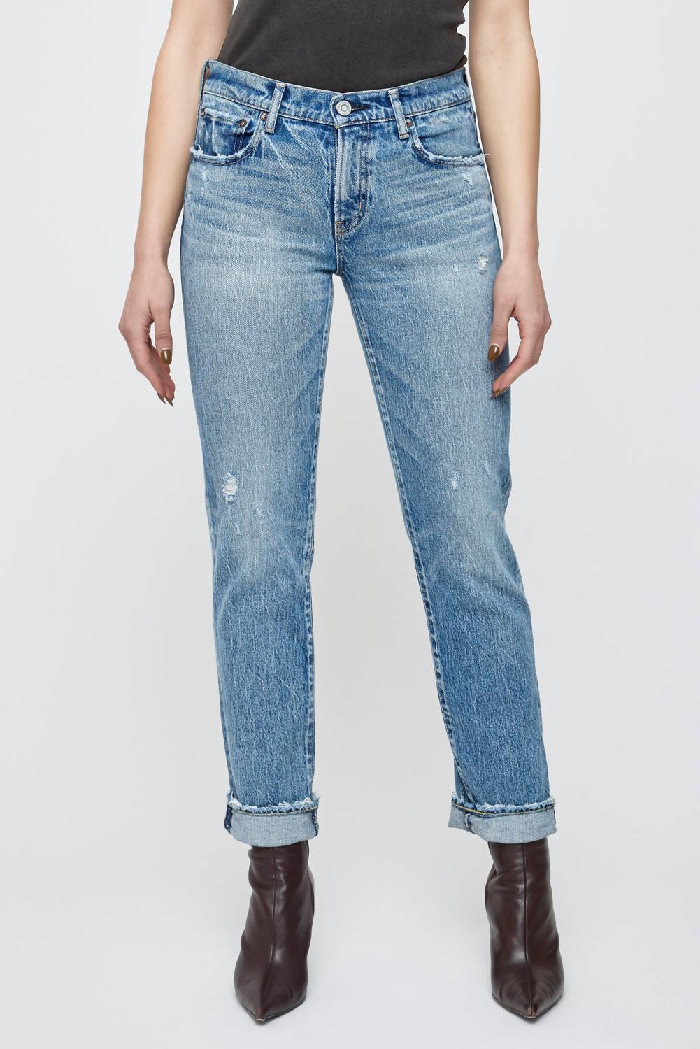 Moussy - Farmingdale Slim Straight Jeans