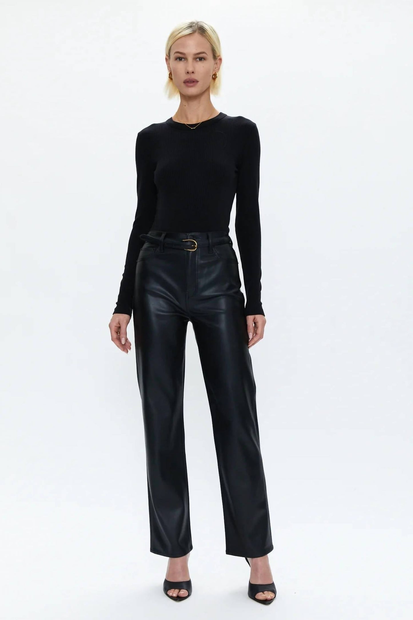 Pistola - Bailey Long Sleeve Crew Neck Thong Bodysuit