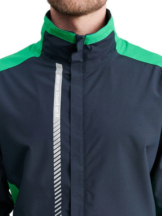 Abacus Sportswear Us - Links Stretch Mock Neck Rain Jacket