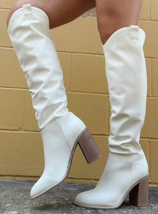 Oasis Society - Botas femininas Stephanie de cano alto