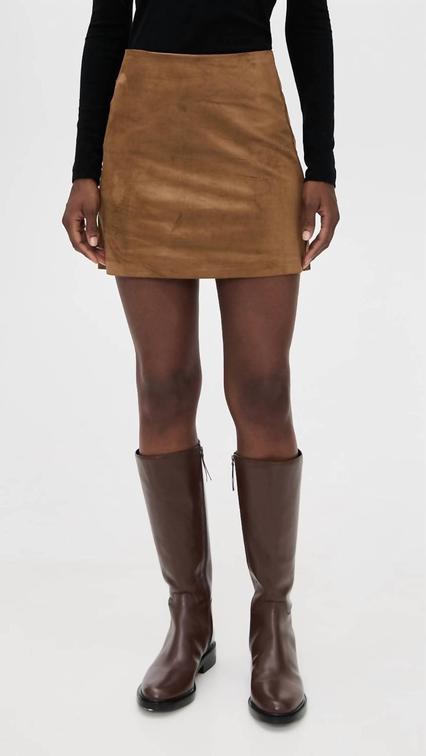 Z Supply - Ciera Faux Suede Mini Skirt