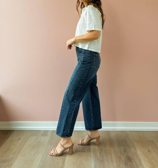 Z Supply - Blusa de malha Madrid com ilhós e botões