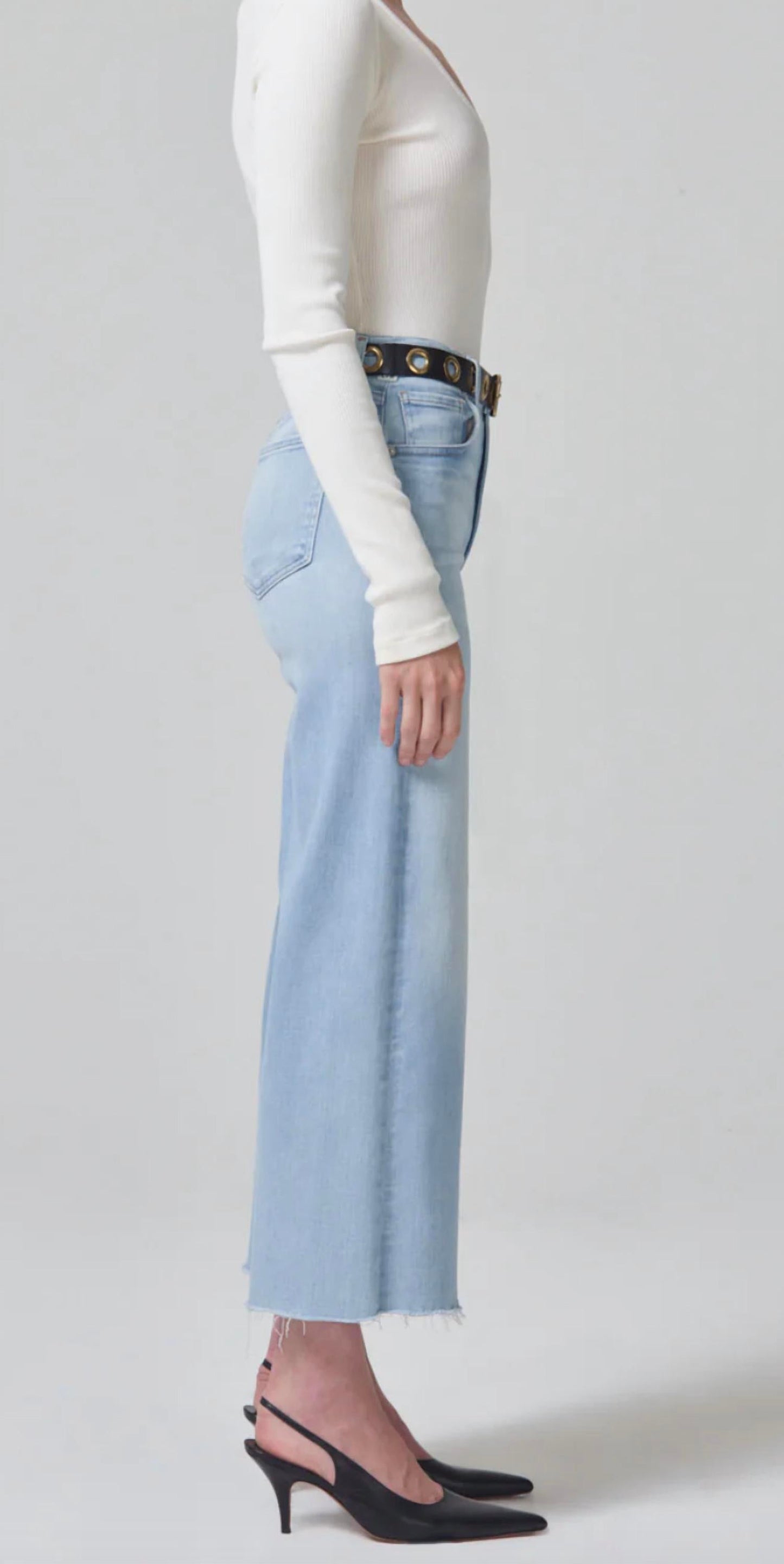 Citizens Of Humanity - Lyra Crop Wide Leg Jeans