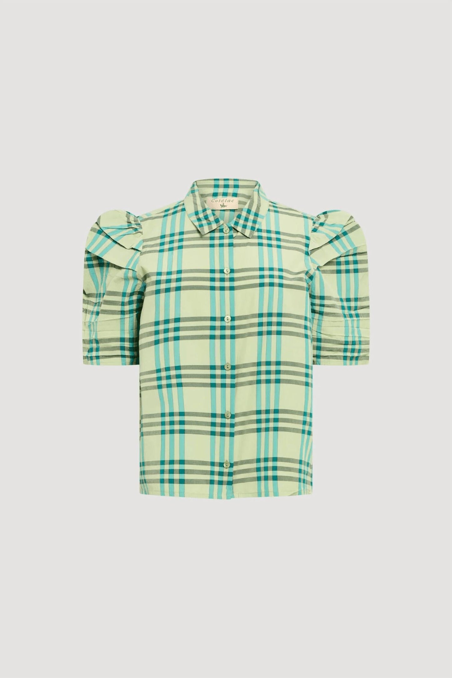 Cotelac - Straight Printed Blended Cotton Shirt