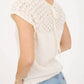 Blu Pepper - Eyelet Sweater Knit Top