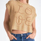 Elan - 7 Sleeveless LOVE Sweater