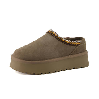 Cushionaire - Pantufas Mule Plataforma Kabuki Femininas