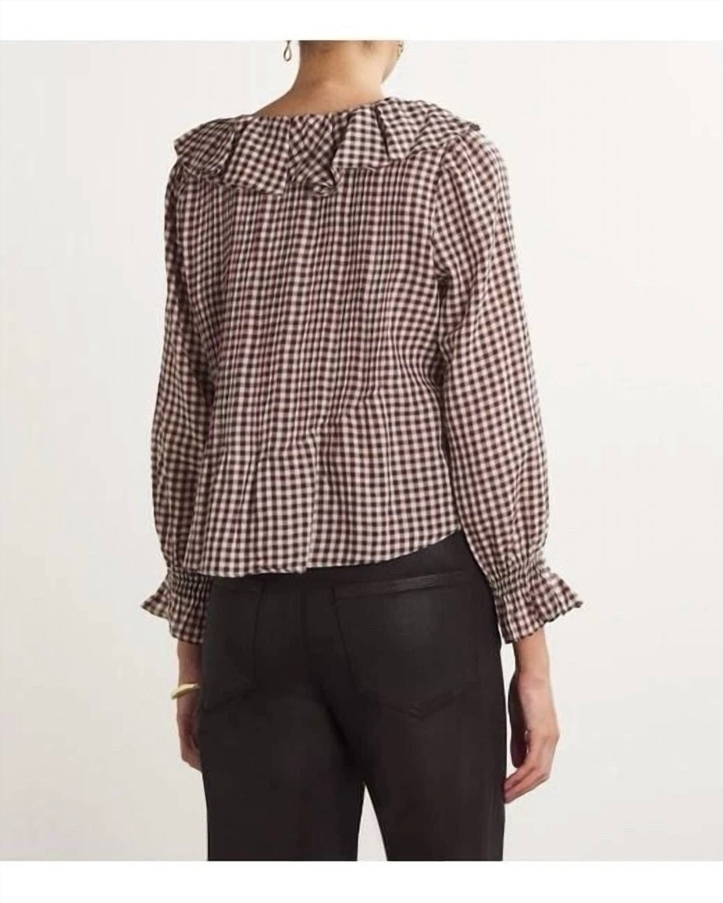 Dôen - Hardy Delphine Printed Ruffled Blouse