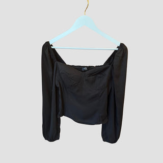 Reset By Jane - Abby Long Sleeve Crop Bustier Top