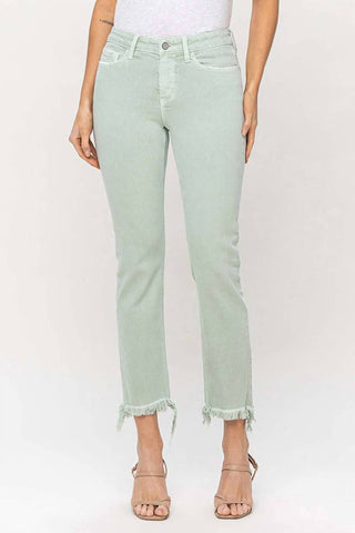 Vervet By Flying Monkey - CALÇA JEANS RETA CROP