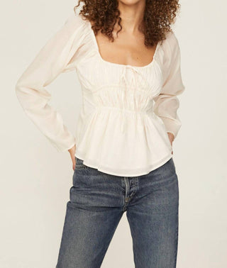 Algo Azul Marinho - Blusa Frente Cintada