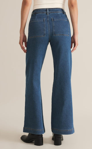 Z Supply - Calça jeans larga Rilynn