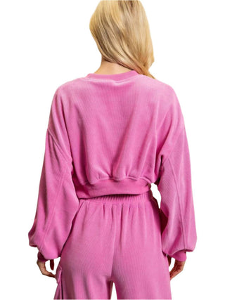 Conjunto Glam - Veludo cotelê desleixado
