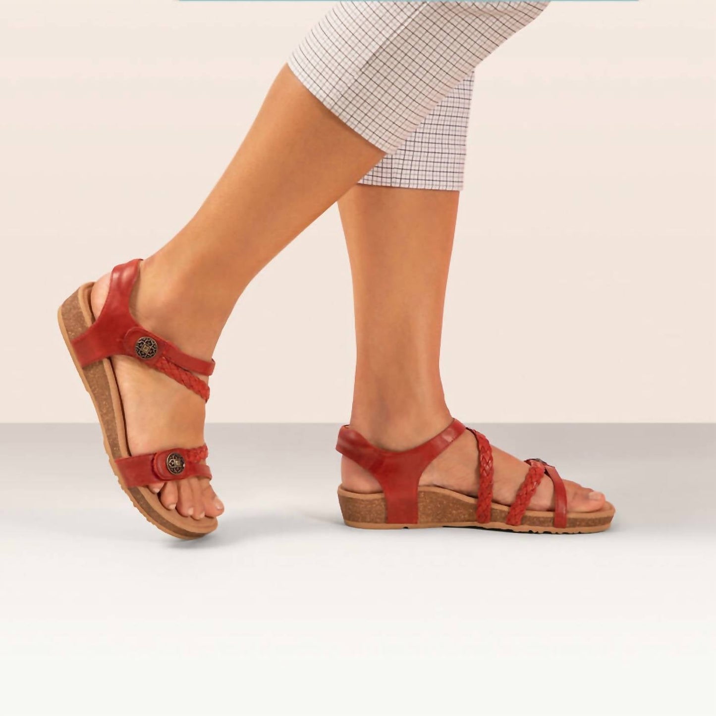 Aetrex - Women's Jillian Braided Quarter Strap