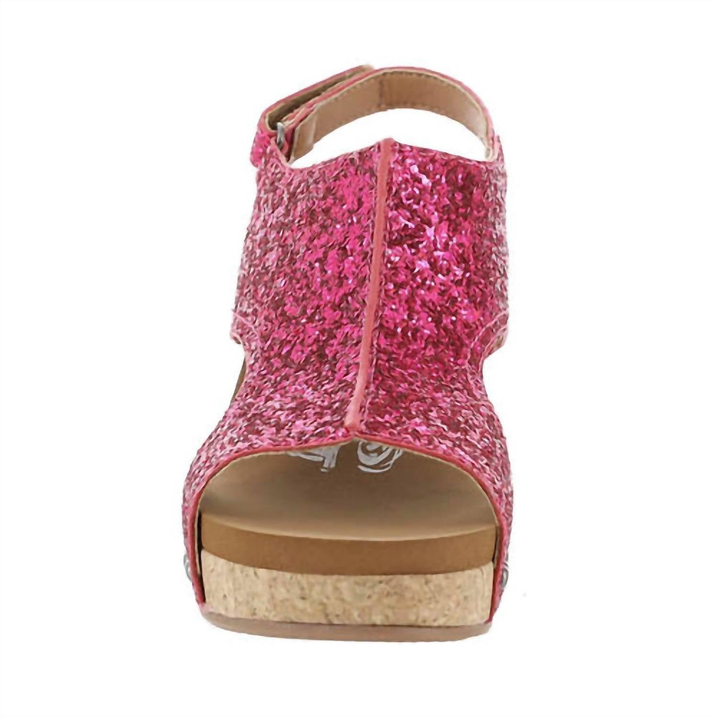 Corkys Footwear - Women's Carley Faux Leather Wedge Sandal