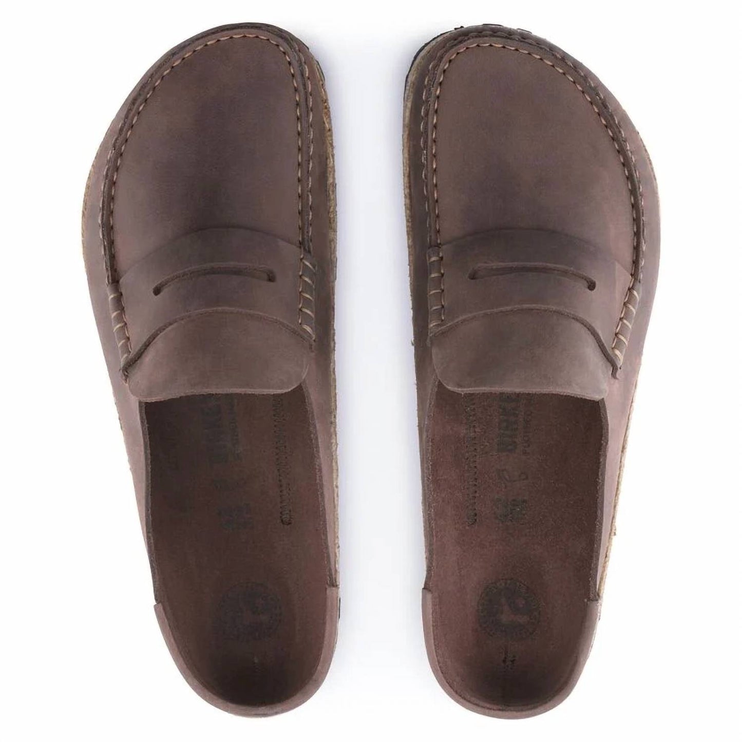 Birkenstock - Men's Naples Natural Leather Oiled Clogs - Regular Fit