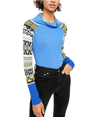 Free People - Suéter com gola alta Fair Isle