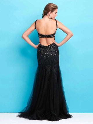 Mac Duggal - Vestido de noite justo com contas