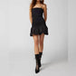 En Saison - Concorde Smocked Bubble Hem Mini Dress