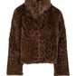 Generation Love - Lexy Leopard Faux Fur Jacket