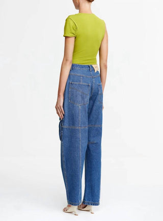 Acler - Vineyhill Asymmetrical Jersey Top
