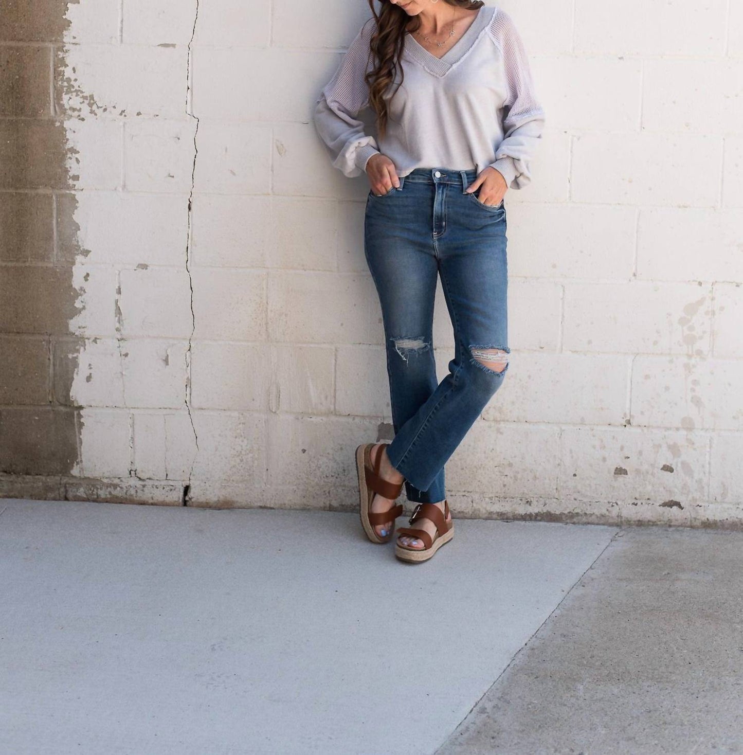 Project Social T - Harley Seamed V-Neck Pullover