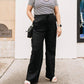 Steve Madden - Linen Blend Straight Leg Pants