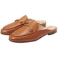 Sam Edelman - Women's Linnie Chain Embellished Slip On Almond Toe Flat Mule