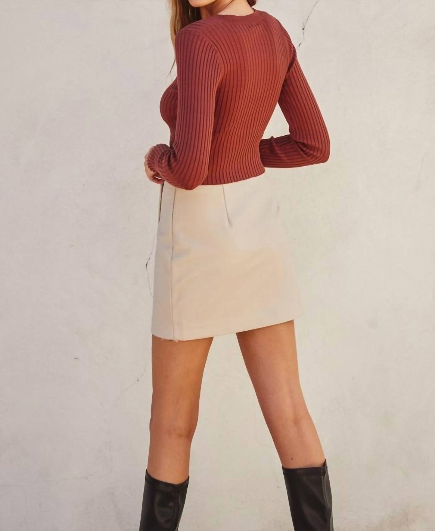 Dress Forum - Vegan Leather Mini Skirt