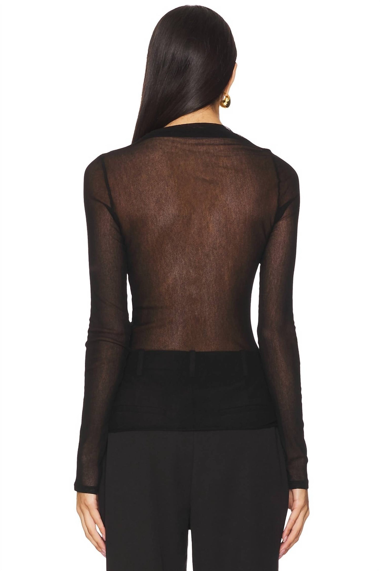 Enza Costa - Cotton Mesh Slash Top