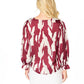 Stewart Simmons - Abstract Three-quarter Sleeve Top